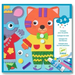 Djeco Øvrigt Krea*Collage, Sode Dyr