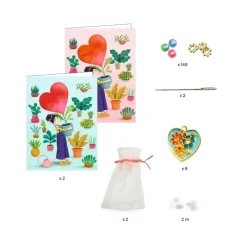 Djeco Diy Smykker*Dig & Mig Smykkeksaet, Hjerter