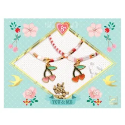 Djeco Diy Smykker*Dig & Mig Smykkesaet, Kirsebaer