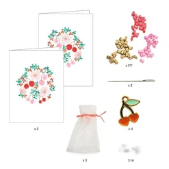 Djeco Diy Smykker*Dig & Mig Smykkesaet, Kirsebaer