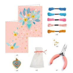 Djeco Diy Smykker*Dig & Mig Smykkesaet, Venskab Og Hjerter