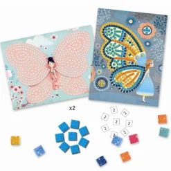 Djeco Klistermærker*Diy Mosaik Sommerfugle