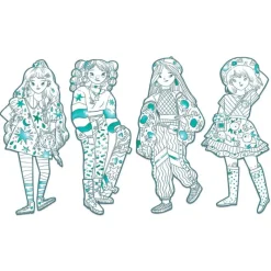 Djeco Tegn & Mal*Farvelaeg, Angele & Venner