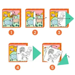 Djeco Øvrigt Krea*Farvelaeg, Bondegard I Lange Baner