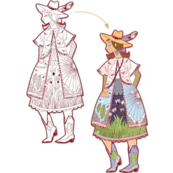 Djeco Tegn & Mal*Farvelaeg, Flodor & Venner