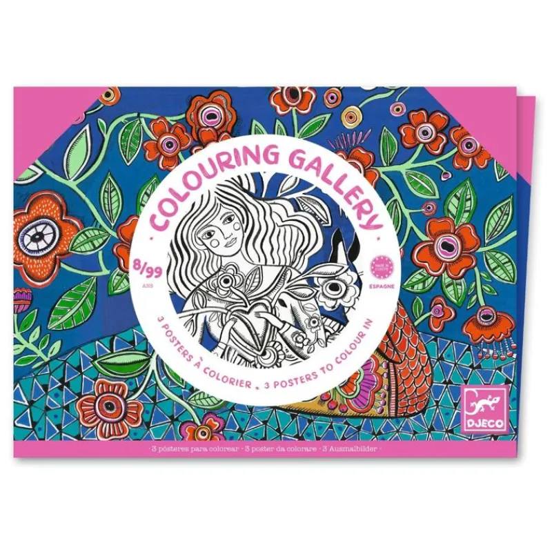 Djeco Tegn & Mal*Farvelaeg, Galleri Blomster