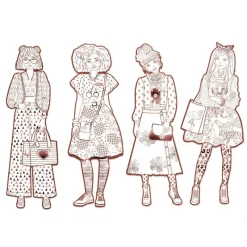 Djeco Tegn & Mal*Farvelaeg, Nina & Venner