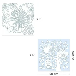 Djeco Øvrigt Krea*Farvelaeg, Skoven I Lange Baner