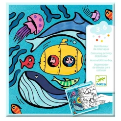 Djeco Øvrigt Krea*Farvelaeg, Under Havet I Lange Baner