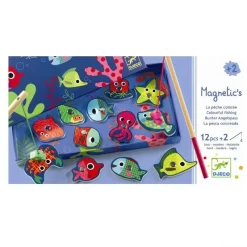 Djeco Spil*Fiskespil Farvede Fisk