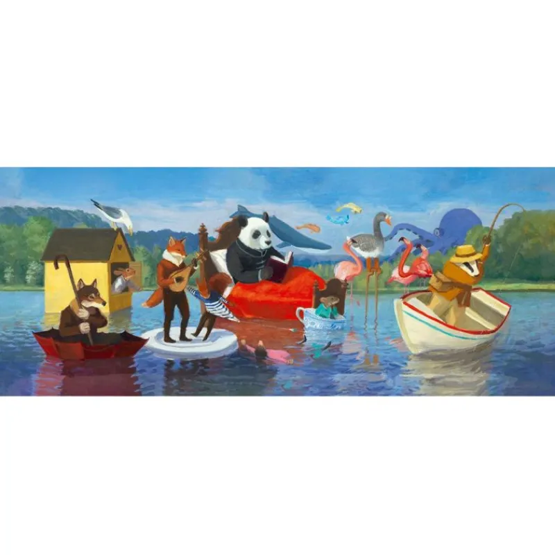 Djeco Puslespil*Galleripuslespil - Sommersoen, 350 Brikker