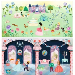 Djeco Klistermærker*Genanvendlige Klistermærker, Slottet