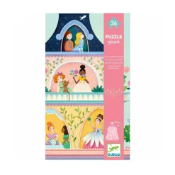 Djeco Puslespil*Gulvpuslespil Prinsessetarn, 36 Brikker