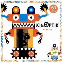 Djeco Blandet Legetøj*Kinoptik, Robotter - 58 Dele