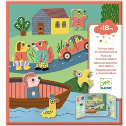 Djeco Klistermærker*Klistermaerkebog, Dyr