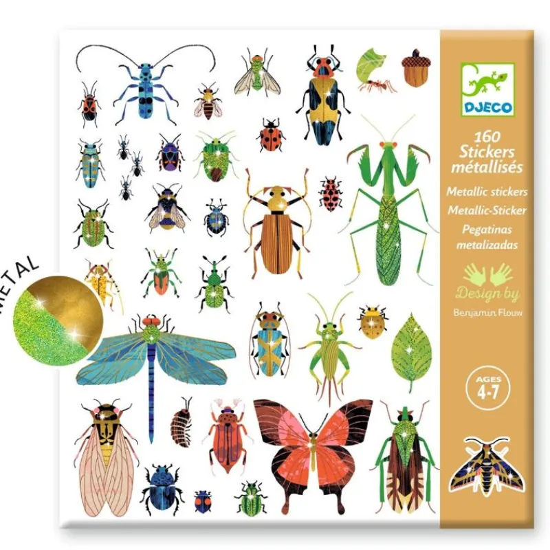 Djeco Klistermærker*Klistermærker - Insekter