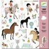 Djeco Klistermærker*Klistermærker 160 Stk. Med Heste