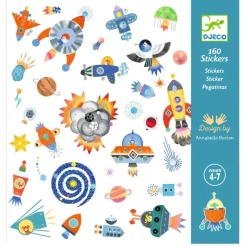 Djeco Klistermærker*Klistermærker 160Stk, Rummet