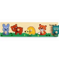 Djeco Puslespil*Knoppuslespil, Skovdyr