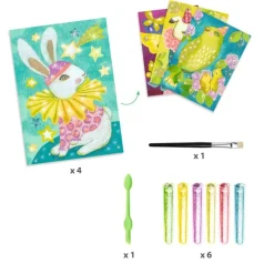 Djeco Øvrigt Krea*Kreativ Glitter, Dyrenes Karneval