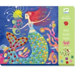 Djeco Klistermærker*Kreativ Mosaik Havfruer