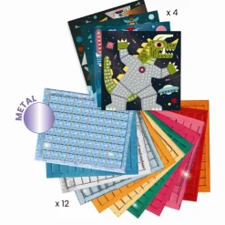 Djeco Øvrigt Krea*Kreativ Mosaik, Rum Krig