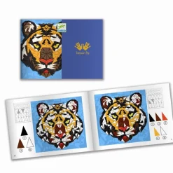 Djeco Øvrigt Krea*Kreativ Mosaik, Tiger & Gorilla