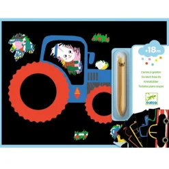 Djeco Øvrigt Krea*Kreativ Scratch, Koretojer