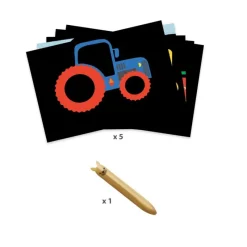 Djeco Øvrigt Krea*Kreativ Scratch, Koretojer