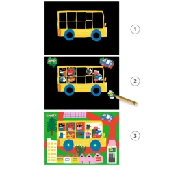 Djeco Øvrigt Krea*Kreativ Scratch, Koretojer