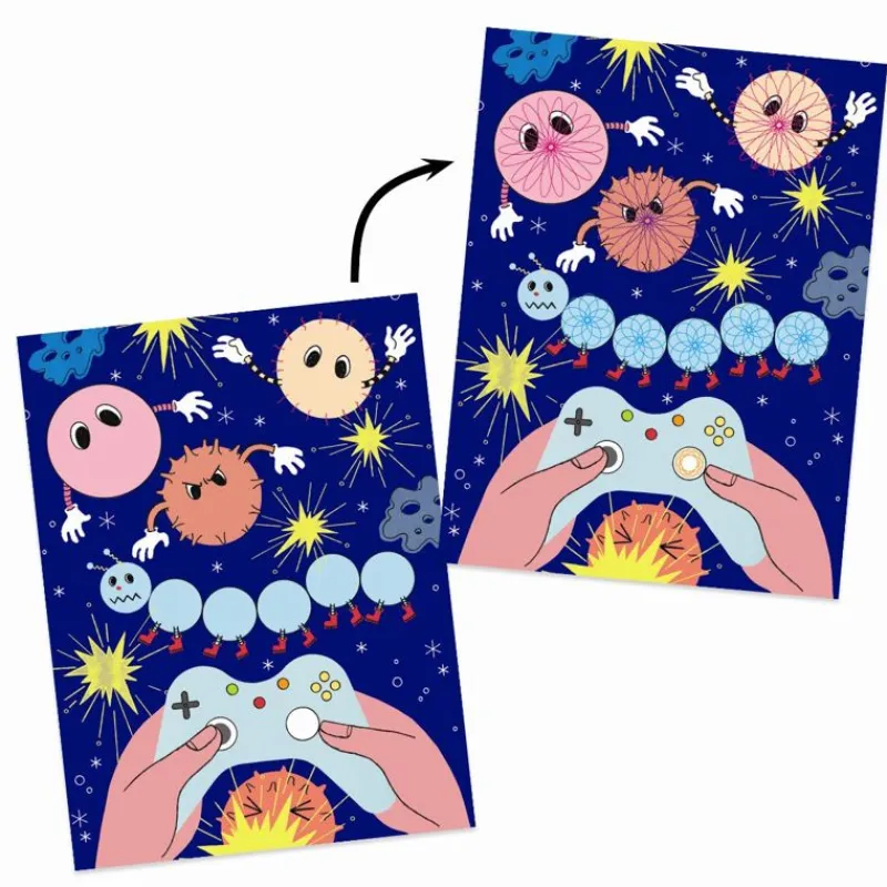 Djeco Øvrigt Krea*Kreativ Spiraler, 10 Temaer