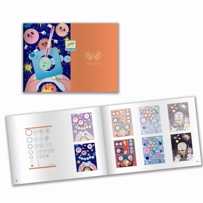 Djeco Øvrigt Krea*Kreativ Spiraler, 10 Temaer