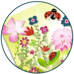 Djeco Øvrigt Krea*Kreativaeske - Glitterkort, Sommerfugle