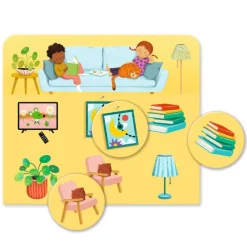 Djeco Spil*Laerespil, Billedlotteri Huset