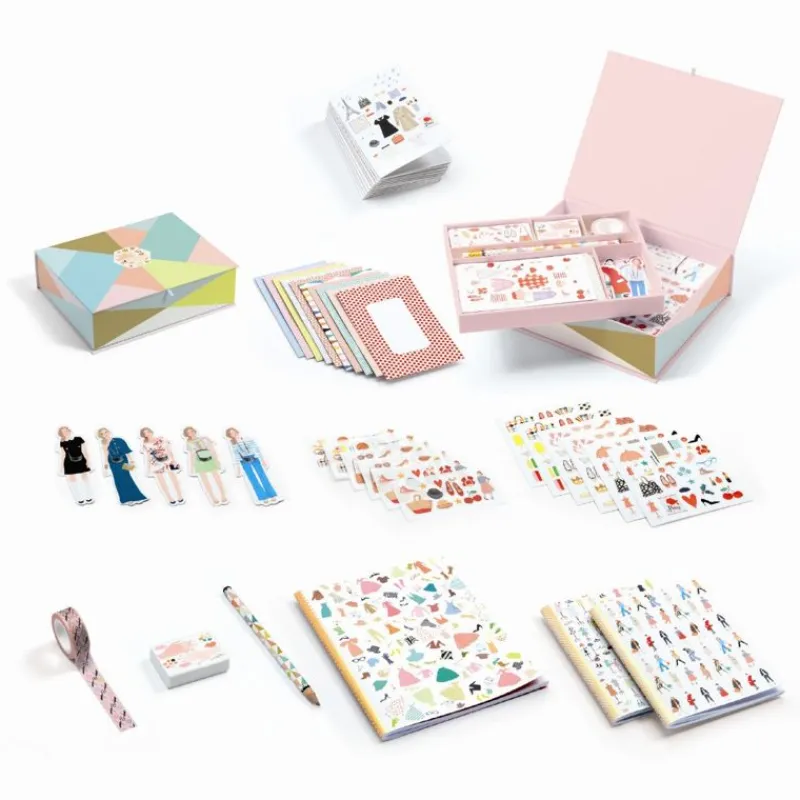 Djeco Tegn & Mal*Lovely Paper Kreativ Aeske, Tinou