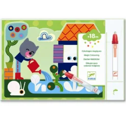 Djeco Tegn & Mal*Magisk Farvelaegning, Gemt I Haven