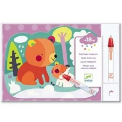 Djeco Tegn & Mal*Magisk Farvelaegning Skoven