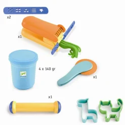 Djeco Modellervoks & Slim*Modellervoks Start Saet