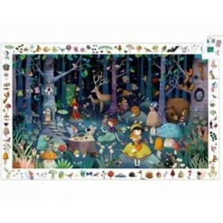 Djeco Puslespil*Observationspuslespil Fortryllet Skov 100 Brikker