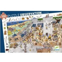 Djeco Puslespil*Observationspuslespil Borg 100 Brikker