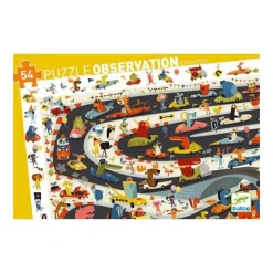Djeco Puslespil*Observationspuslespil Racerlob 54 Brikker
