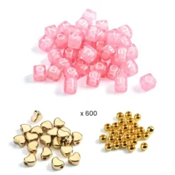 Djeco Perler*Perler Alfabet, Guld