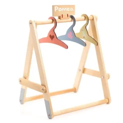 Djeco Dukkemøbler & Tilbehør*Pomea, Garderobe Stativ Med Bøjler
