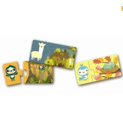 Djeco Puslespil*Pusle/Laerespil Gemmeleg 2 Brikker (12 Par)