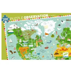 Djeco Puslespil*Puslespil 200 Brikker, Verdens Monumenter