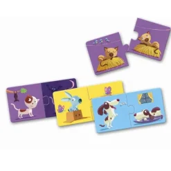 Djeco Puslespil*Puslespil Duo Modsaetninger 2 Brikker (10 Par)