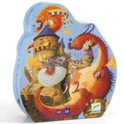 Djeco Puslespil*Puslespil Valliant & Dragen 54 Brikker