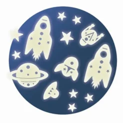 Djeco Pynt*Selvlysende Figurer Rummet