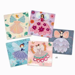 Djeco Tegn & Mal*Skabeloner Med Feer