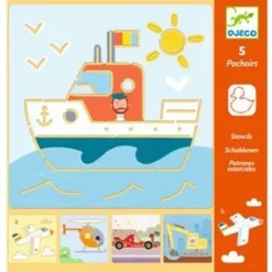 Djeco Tegn & Mal*Skabeloner Transport